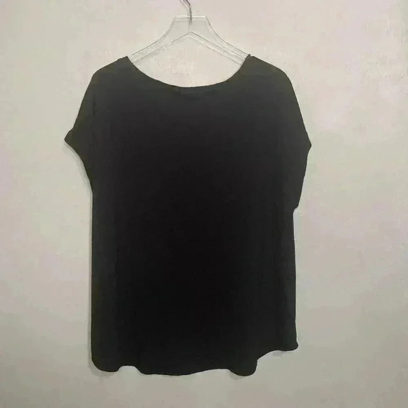 Torrid Plaid Print Knit Back Short Sleeve Top 2 2X 18/20 - Picture 7 of 7